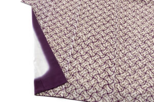 南部紫根染 紬着物のサブ3画像