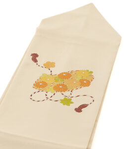 志ま亀製　塩瀬九寸名古屋帯のサブ1画像