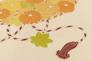 志ま亀製　塩瀬九寸名古屋帯のサブ4画像