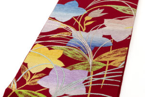 龍村平蔵製　夏袋帯　「桔梗尾花」のサブ1画像