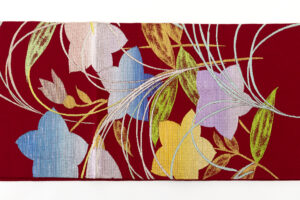 龍村平蔵製　夏袋帯　「桔梗尾花」のサブ5画像