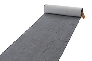 人間国宝 小宮康孝作　江戸小紋 着尺　「フランス縞」　未仕立て品のサブ1画像