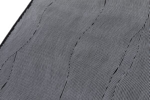 人間国宝 小宮康孝作　江戸小紋 着尺　「フランス縞」　未仕立て品のサブ3画像