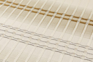 藤山千春作　九寸名古屋帯地　「吉野間道」　未仕立て品のサブ4画像