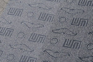 日本工芸会正会員 菊池宏美作　江戸小紋　「蝙蝠吉祥紋」のサブ7画像