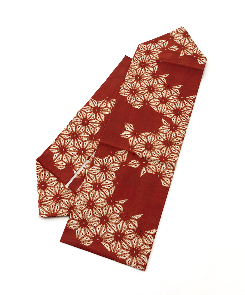 Lineお友達先行公開中：南部茜染 紬九寸名古屋帯 | 特選きものコレクション