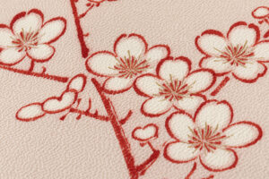 人間国宝 森口華弘作　縮緬九寸名古屋帯のサブ2画像