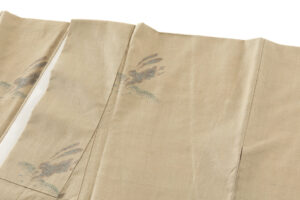 本場結城紬 着物 うさぎ柄のサブ2画像