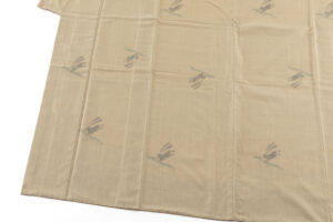 本場結城紬 着物 うさぎ柄のサブ3画像