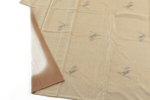 本場結城紬 着物 うさぎ柄のサブ5画像