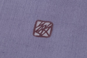 日本工芸会正会員 釜我敏子作　型絵染 開き九寸名古屋帯のサブ6画像