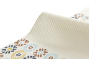 工芸きもの野口製　絽 小紋 着尺 　「小苺段」　未仕立て品のサブ3画像