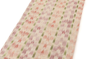 国画会会員 宮下紫乃作　開き九寸名古屋帯　「kevat-春-」のサブ1画像