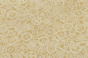 人間国宝 小宮康孝作　両面染 絽 江戸小紋 着尺　「紋づくし」　未仕立て品のサブ4画像