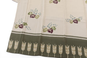 久呂田明功作　縮緬地訪問着のサブ3画像