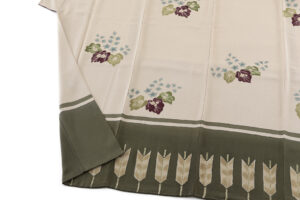 久呂田明功作　縮緬地訪問着のサブ4画像