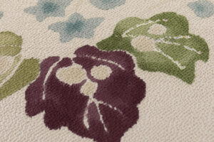 久呂田明功作　縮緬地訪問着のサブ6画像