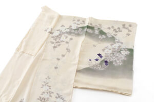 に志山染匠製　無線友禅 訪問着地　未仕立て品のサブ1画像