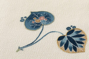 熊谷好博子作　縮緬九寸名古屋帯のサブ3画像