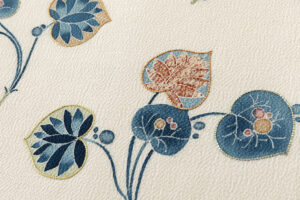 熊谷好博子作　縮緬九寸名古屋帯のサブ4画像