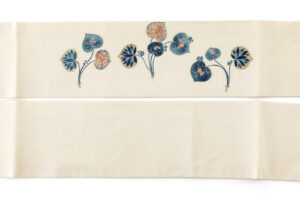 熊谷好博子作　縮緬九寸名古屋帯のサブ5画像