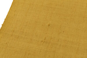 関美穂子作　型絵染 紬九寸名古屋帯地　「河原の鳥」　未仕立て品のサブ5画像