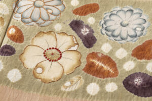 辻が花 紬訪問着のサブ8画像