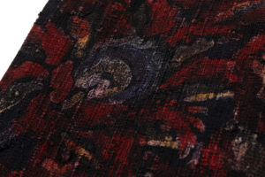 浦野理一作　型絵染 縦節紬 九寸名古屋帯のサブ4画像