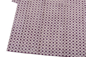 草紫堂製　南部紫根染 紬着物のサブ2画像