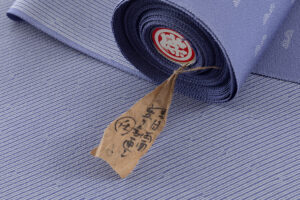 人間国宝 小宮康孝作　両面染 江戸小紋 着尺　「変わり均通し」　未仕立て品のサブ6画像