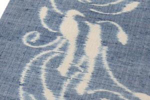 人間国宝 佐々木苑子作　紬開き九寸名古屋帯のサブ2画像