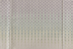 国画会会員 根津美和子作　紬訪問着地　「春あした」　未仕立て品のサブ3画像