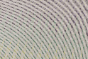 国画会会員 根津美和子作　紬訪問着地　「春あした」　未仕立て品のサブ4画像