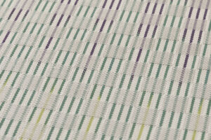 国画会会員 根津美和子作　紬訪問着地　「春あした」　未仕立て品のサブ6画像