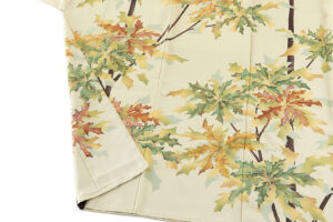 東京染繍大彦製　訪問着地　「陽光に葉陰」　未仕立て品のサブ4画像