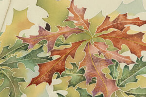 東京染繍大彦製　訪問着地　「陽光に葉陰」　未仕立て品のサブ6画像