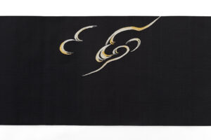 人間国宝 細見華岳作　綴織 八寸名古屋帯のサブ4画像