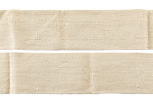 浦野理一作　縦節紬 九寸名古屋帯のサブ4画像