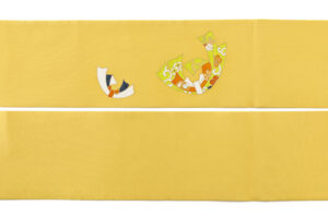 志ま亀製　塩瀬九寸名古屋帯のサブ6画像