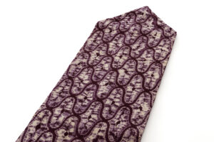 南部紫根染 綿九寸名古屋帯のサブ1画像