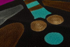 山本由季作　縮緬地九寸名古屋帯地　未仕立て品のサブ3画像