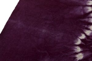 草紫堂製　南部紫根染 綿九寸名古屋帯地　未仕立て品のサブ4画像