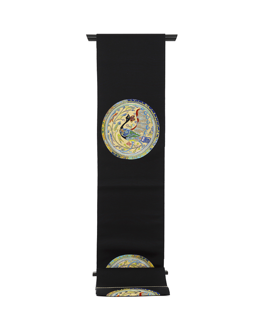 Lineお友達先行公開中：龍村光翔製（二代目 龍村平蔵）　袋帯　「波斯大鵬文」のメイン画像