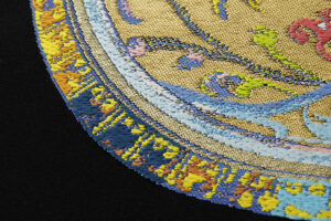 龍村光翔製（二代目 龍村平蔵）　袋帯　「波斯大鵬文」のサブ4画像