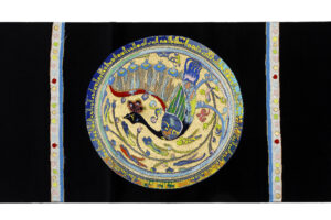 龍村光翔製（二代目 龍村平蔵）　袋帯　「波斯大鵬文」のサブ5画像