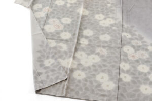 に志山染匠製　無線友禅 訪問着地　未仕立て品のサブ4画像