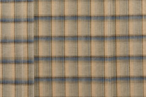 陽山めぐみ作　手紡 木綿 単衣 着物のサブ3画像