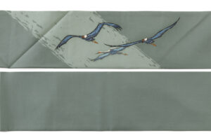 人間国宝 田島比呂子作　塩瀬九寸名古屋帯のサブ6画像