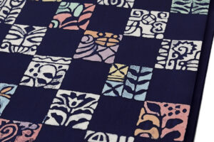 腰原淳策作　塩瀬九寸名古屋帯のサブ2画像