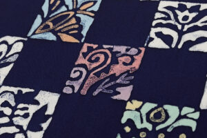 腰原淳策作　塩瀬九寸名古屋帯のサブ3画像